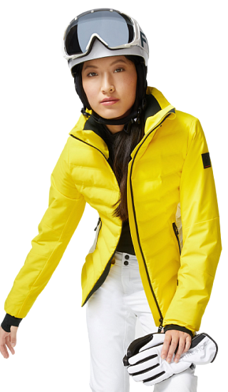 Куртка женская Bogner Fire+Ice Janka2 Sun Yellow - Фото 4 большая