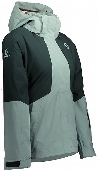Куртка женская Scott Ultimate Dryo 10 Fog Green/Tree Green - Фото 2 большая