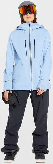 Куртка женская Volcom Vs 3L Stretch Gore Crystal Blue - Фото 2 большая