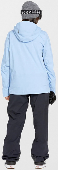 Куртка женская Volcom Vs 3L Stretch Gore Crystal Blue - Фото 3 большая