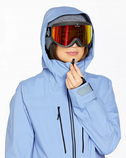 Куртка женская Volcom Vs 3L Stretch Gore Crystal Blue - Фото 6 большая