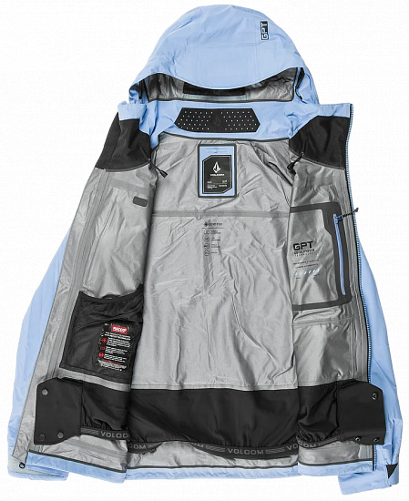 Куртка женская Volcom Vs 3L Stretch Gore Crystal Blue - Фото 13 большая