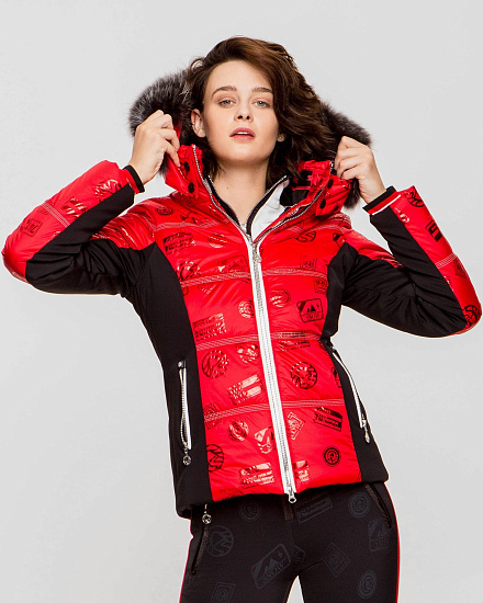 Куртка женская SportAlm Pfiati o.T. m K+P Racing Red - Фото 4 большая