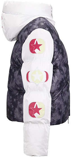 Куртка женская Kelly Donna Superstar Star Print Black - Фото 2 большая
