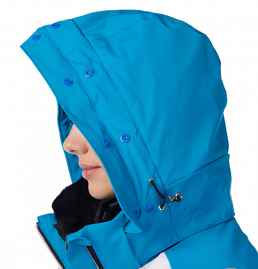 Куртка женская Descente Cicily Tsuyukusa Blue/Super White - Фото 7 большая