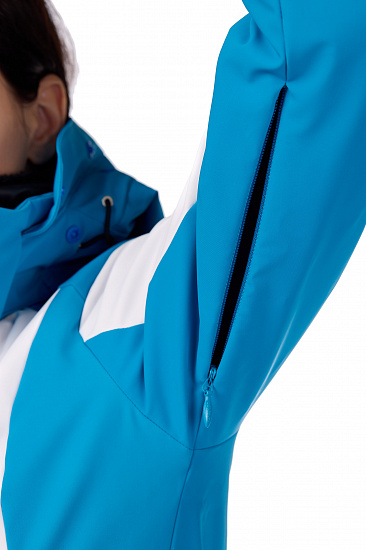 Куртка женская Descente Cicily Tsuyukusa Blue/Super White - Фото 9 большая