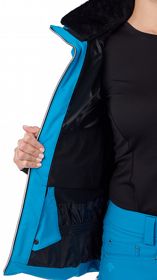 Куртка женская Descente Cicily Tsuyukusa Blue/Super White - Фото 11 большая