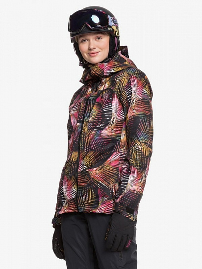Куртка женская Roxy Essence True Black Night Palm - Фото 3 большая