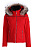 Куртка женская Descente Raven D7-9323 Fur Electric Red - Фото 1 малая