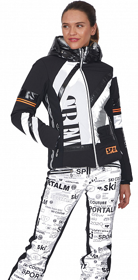 Куртка женская SportAlm Symbol m.Kap+P Black - Фото 3 большая