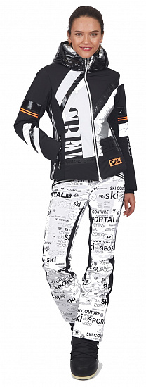 Куртка женская SportAlm Symbol m.Kap+P Black - Фото 4 большая
