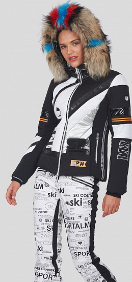 Куртка женская SportAlm Symbol m.Kap+P Black - Фото 9 большая