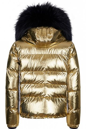 Куртка женская SportAlm Johns Metall m.Kap+P Gold - Фото 3 большая
