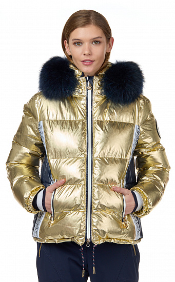 Куртка женская SportAlm Johns Metall m.Kap+P Gold - Фото 4 большая