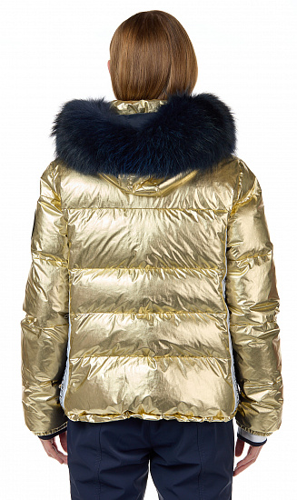 Куртка женская SportAlm Johns Metall m.Kap+P Gold - Фото 7 большая