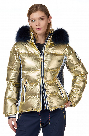 Куртка женская SportAlm Johns Metall m.Kap+P Gold - Фото 11 большая