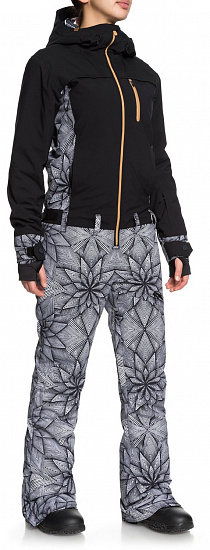 Комбинезон женский Roxy Illusion True Black/Pop Snow Stars - Фото 2 большая