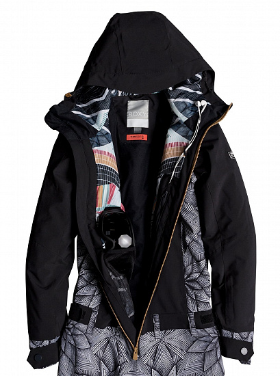 Комбинезон женский Roxy Illusion True Black/Pop Snow Stars - Фото 8 большая