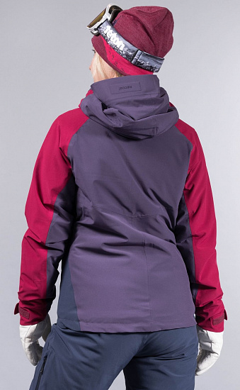 Куртка женская Bergans Oppdal Ins BeetRed/PurpleVelvet/Navy - Фото 3 большая
