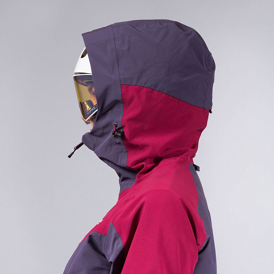 Куртка женская Bergans Oppdal Ins BeetRed/PurpleVelvet/Navy - Фото 5 большая
