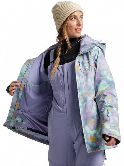 Куртка женская Burton [Ak] Gore-Tex 2L Embark Aura Camo - Фото 2 большая