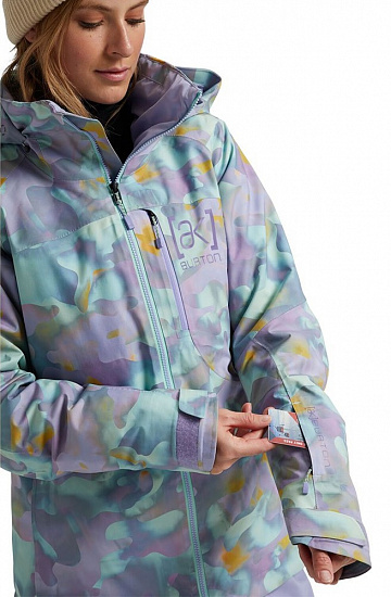 Куртка женская Burton [Ak] Gore-Tex 2L Embark Aura Camo - Фото 7 большая