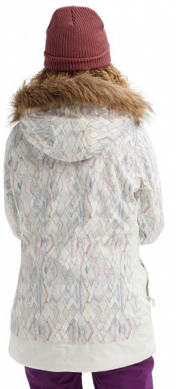 Куртка женская Burton Lelah Diamond Dot/Stout White - Фото 3 большая