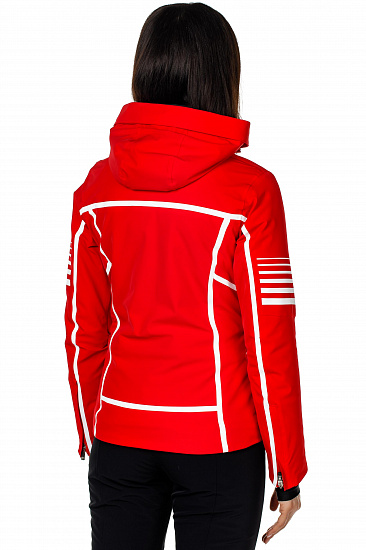 Куртка женская Descente Evangeline Electric Red - Фото 10 большая