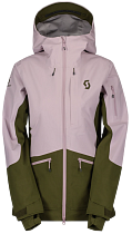 Куртка женская Scott Vertic 3L Cloud Pink/Fir Green