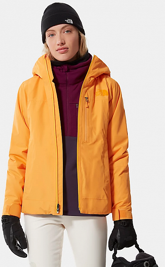 Куртка женская The North Face Descendit Brushfi Re Orange - Фото 5 большая
