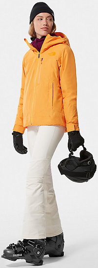 Куртка женская The North Face Descendit Brushfi Re Orange - Фото 8 большая