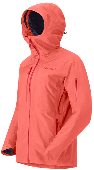 Куртка женская Norrona Lofoten Gtx Insulated Deep Sea Coral - Фото 2 большая