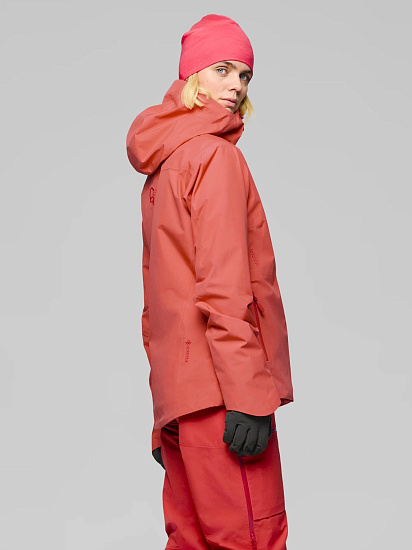 Куртка женская Norrona Lofoten Gtx Insulated Deep Sea Coral - Фото 7 большая