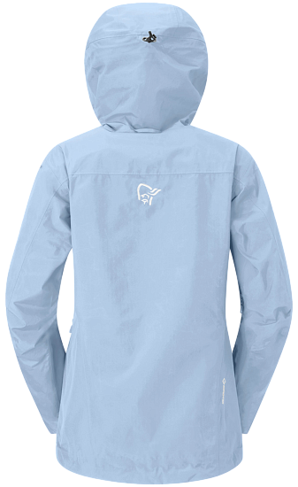 Куртка женская Norrona Lofoten Gtx Insulated Cashmere Blue - Фото 3 большая