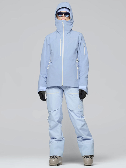 Куртка женская Norrona Lofoten Gtx Insulated Cashmere Blue - Фото 6 большая