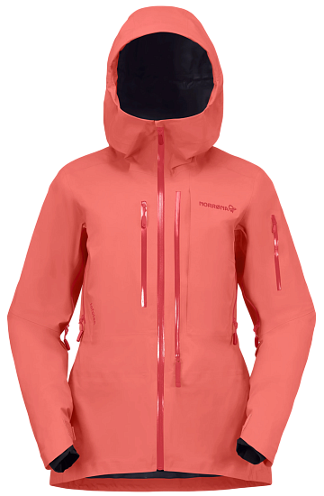 Куртка женская Norrona Lofoten Gtx Pro Deep Sea Coral - Фото 1 большая