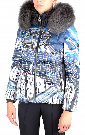 Куртка женская SportAlm Pikh m.Kap+P Dream Blue - Фото 14 большая