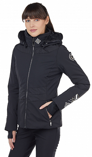 Куртка женская Poivre Blanc W20-0800-WO/A Fancy Black  - Фото 4 большая