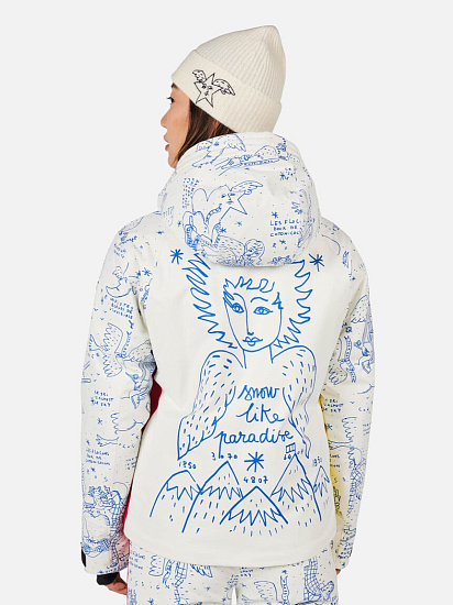 Куртка женская Rossignol JCC Sublim Snow Angel Artic Print - Фото 3 большая