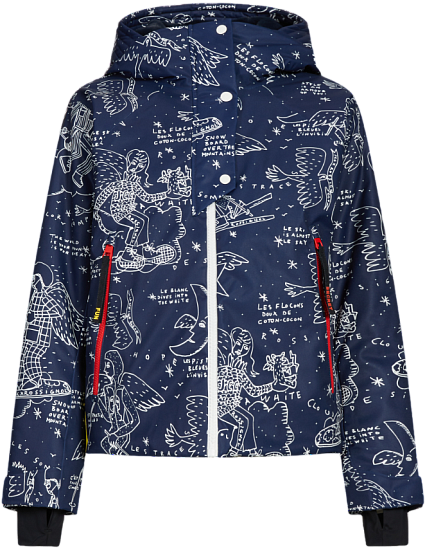 Куртка женская Rossignol JCC Sublim Snow Angel Cosmic Print - Фото 1 большая