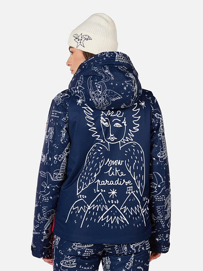 Куртка женская Rossignol JCC Sublim Snow Angel Cosmic Print - Фото 3 большая