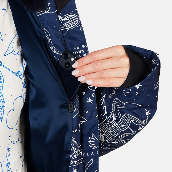 Куртка женская Rossignol JCC Sublim Snow Angel Cosmic Print - Фото 11 большая