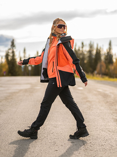 Куртка женская Peak Performance Gravity Light Orange/Black/Zeal - Фото 6 большая