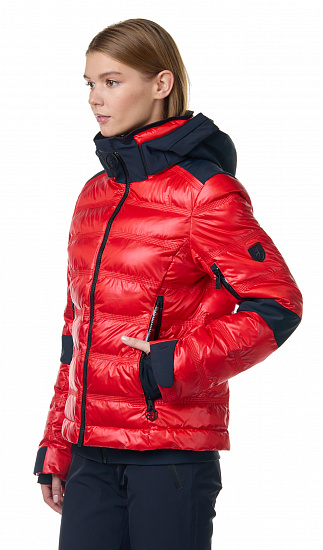 Куртка женская Toni Sailer Tami Fur Flame Red - Фото 3 большая