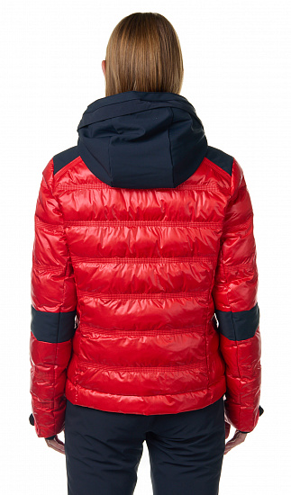 Куртка женская Toni Sailer Tami Fur Flame Red - Фото 4 большая