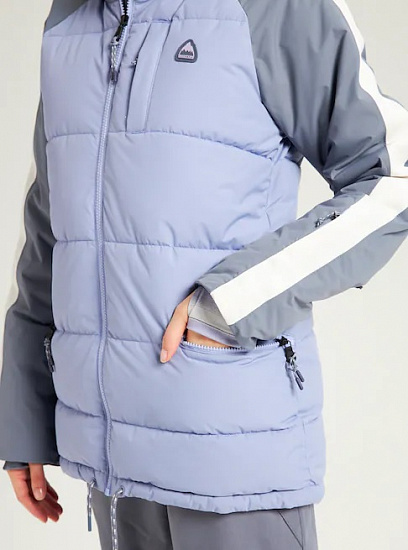 Куртка женская Burton Keelan Foxglove Violet/Folkstone Gray - Фото 4 большая