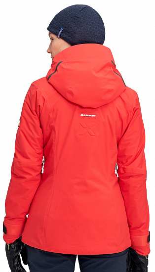 Куртка женская Mammut Nordwand Thermo HS Hooded Azalea - Фото 3 большая
