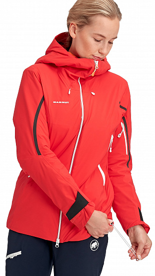 Куртка женская Mammut Nordwand Thermo HS Hooded Azalea - Фото 8 большая