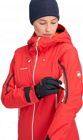 Куртка женская Mammut Nordwand Thermo HS Hooded Azalea - Фото 10 большая