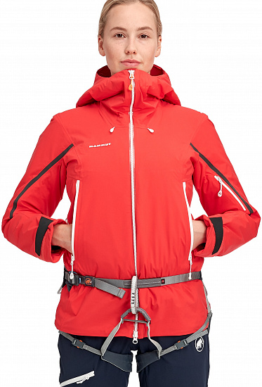 Куртка женская Mammut Nordwand Thermo HS Hooded Azalea - Фото 11 большая